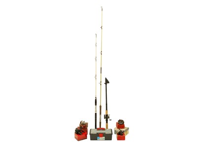 Lot 49 - Fishing reels, including Jecta II Century, boxed.