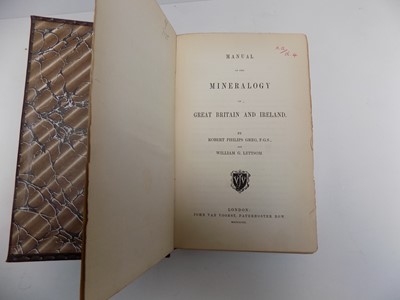 Lot 1271 - GREG (R.P.) & LETTSOM (W.G.). "Manual of the...