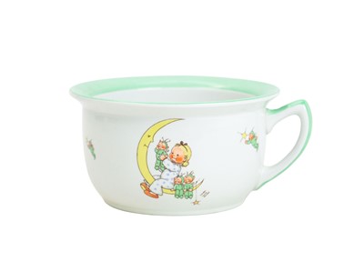 Lot 256 - A Shelley children's chamber pot or potty designed by Mabel Lucie Attwell.