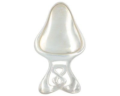 Lot 44 - An Arts & Crafts silver caddy spoon by Deakin & Francis.
