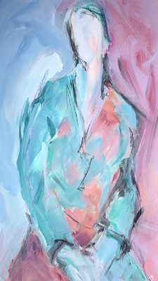 Lot 1273 - Mark DODD Half Turn Oil on board Signed with...
