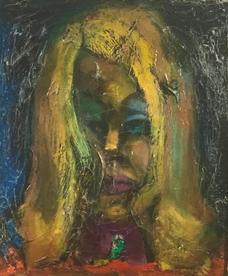 Lot 21 - Sven BERLIN (1911 - 1999) Julia Oil on canvas...
