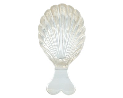 Lot 27 - A George III silver tea caddy spoon by Edward Mayfield.