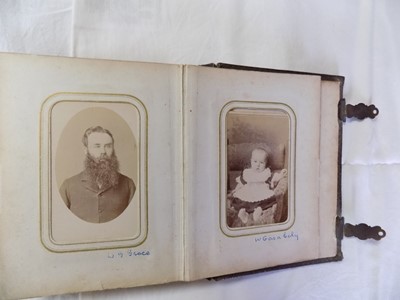 Lot 1299 - CRICKET. W.G. Grace family photo album. 30...
