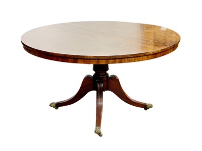 Lot 951 - A Regency mahogany circular dining table.