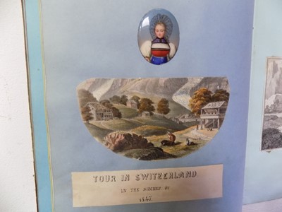 Lot 1323 - SWISS HAND COLOURED AQUATINTS. 7 views incl...