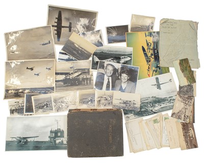Lot 144 - Postcard Album & Photos.