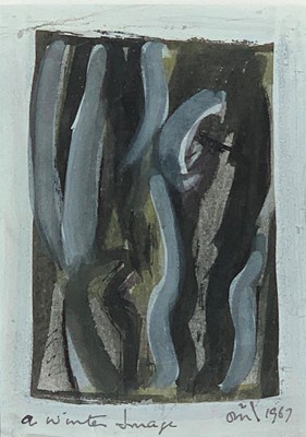 Lot 74 - Tony O'MALLEY (1913-2003) A Winter Image Mixed...