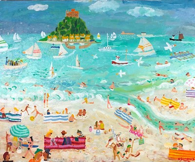 Lot 434 - Alan FURNEAUX (b.1953) Summer Day at St....