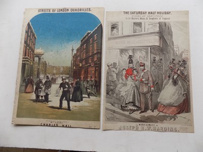 Lot 1339 - MUSIC COVERS. A Collection of 4 colour printed...