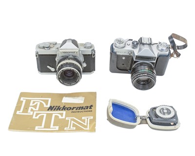 Lot 141 - A Nikon FTN Nikkormat SLR camera.