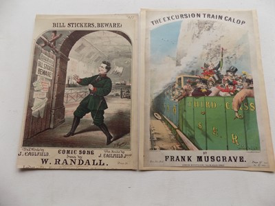 Lot 1342 - MUSIC COVERS. A Collection of 5 covers (4 col...