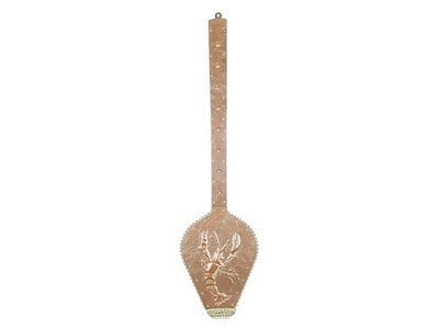 Lot 202 - An Arts and Crafts copper bellows front.