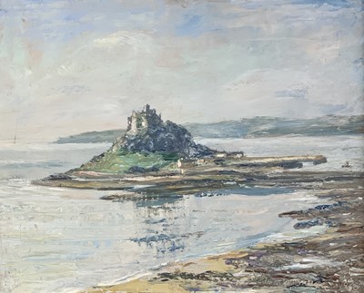 Lot 222 - Edna D. BRIDGE (XX) St Michaels Mount Oil on...