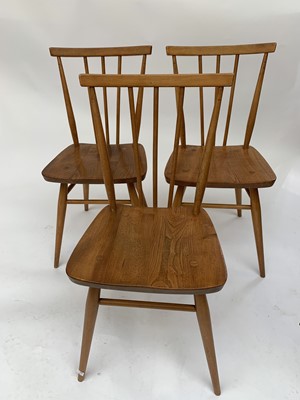 Lot 3130 - Three mid 20th century Ercol chairs, model no....