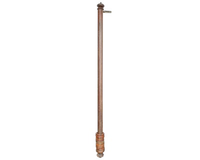 Lot 922 - A mahogany curtain pole.