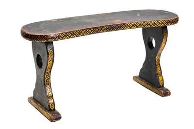 Lot 443 - A Japanese lacquered arm rest, Kyousoku.