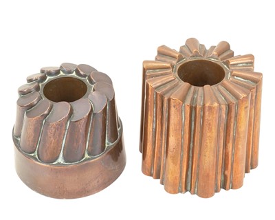 Lot 679 - A Victorian copper jelly mould, by Benham & Froud.