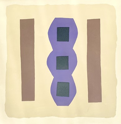 Lot 258 - Breon O'CASEY (1928-2011) Untitled - Purple,...