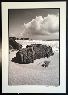 Lot 24 - Charles ROFF Porthcurno After Storm Framed...