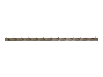 Lot 81 - A late 19th/early 20th century French butcher's hook rack.