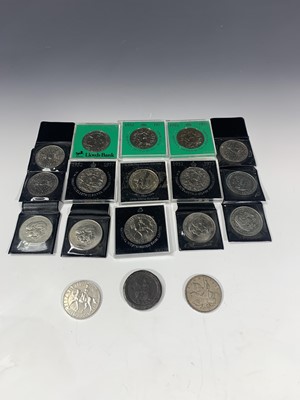 Lot 69 - A Soho Mint 1797 two penny coin, a 1935 crown...