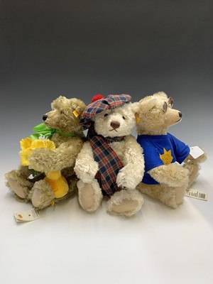Lot 596 - Three Steiff bears - Four Seasons Summer Teddy...