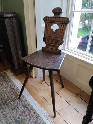 Lot 55 - Hall chair
