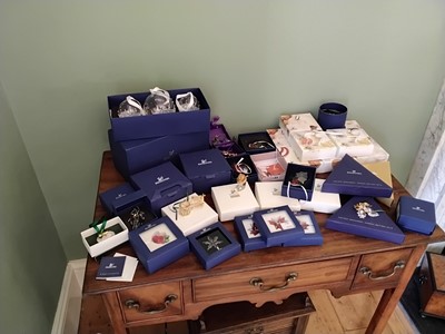 Lot 82 - Swarovski christmas pendants