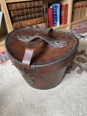 Lot 2833 - A top hat by Lock & Co in a handsome, lockable,...