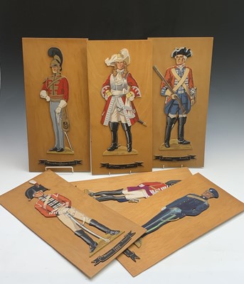 Lot 38 - Military Interest - A set of six wall plaques,...