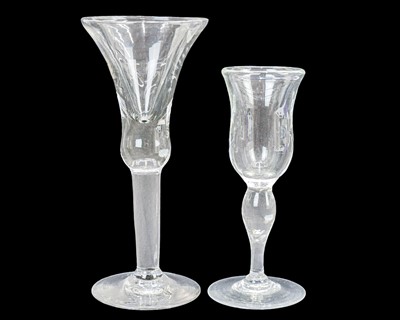 Lot 553 - A Continental soda glass wine.