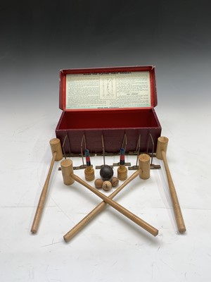 Lot 3 - A The Chad Valley Games 'Table Croquet' set...