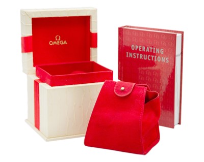 Lot 688 - OMEGA - A Constellation lady's watch box, with outer card box and papers.