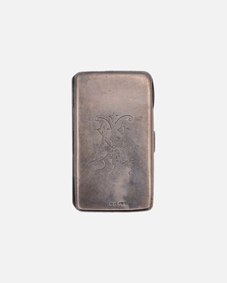 Lot 116 - A Silver Victorian Aide Memoire by George Unite
