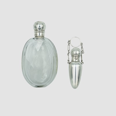 Lot 137 - A Victorian silver scent bottle by Sampson & Mordan.