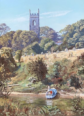 Lot 289 - Nancy BAILEY (1913 - 2012) Old Kea Church Oil...