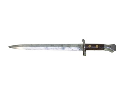 Lot 176 - A Victorian 1888 pattern Lee Metford bayonet and scabbard.