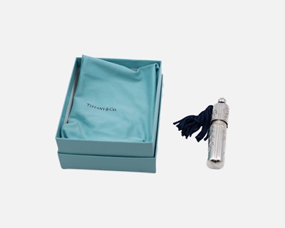 Lot 108 - TIFFANY & CO - A 925 sterling silver scent bottle, within original box.