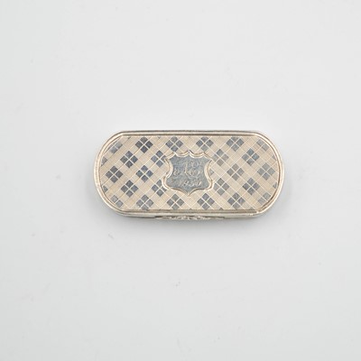 Lot 197 - A Victorian silver vinaigrette by Nathaniel Mills.