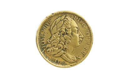 Lot 272 - George II Josephus I Portrait Double Joe Coin Weight Three Pound Twelve.