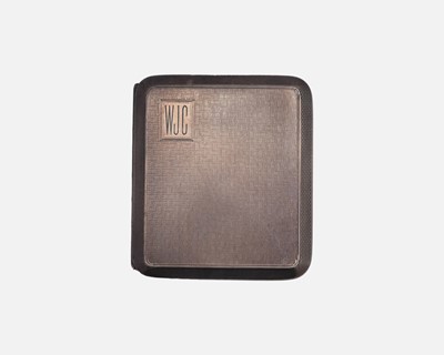 Lot 190 - A silver cigarette case by John Henry Wynn.