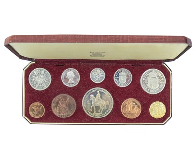 Lot 215 - A cased proof set of 1953 Elizabeth II coins.