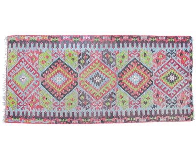 Lot 388 - An Anatolian Kilim wool rug.
