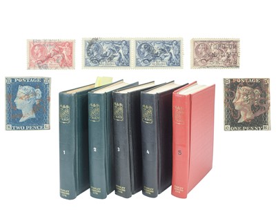Lot 239 - Great Britain Collection 1840 - 2008 in Five Spring Back Binders.