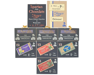 Lot 283 - Terry's Chocolate of York, nine point of sale advertising cards.