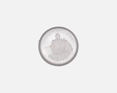 Lot 23 - USA - A George Washington 250th birthday .900 silver commemorative half dollar coin.