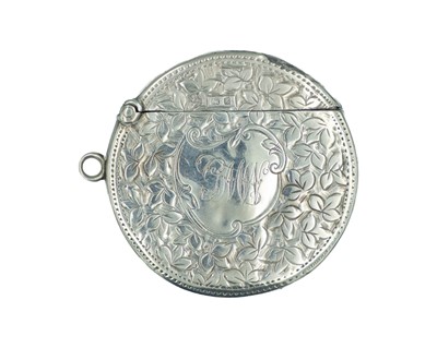 Lot 548 - A silver fob vesta case by Joseph Gloster Ltd.