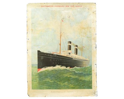 Lot 141 - An SS St. Louis advertising poster.