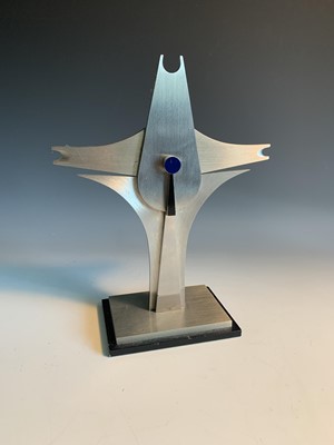 Lot 1299 - Peter THURSBY (1930-2011) Stainless steel and...